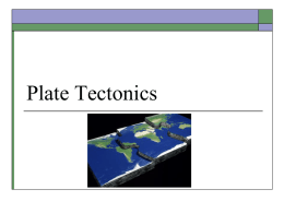 Plate Tectonics - Nogales High School