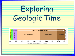 Exploring Geologic Time