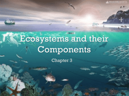Ecosystems and their Components