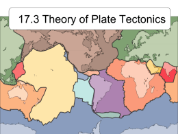 17.3 Theory of plate Tectonics