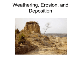 Weathering and Erosion - Atlanta Public Schools