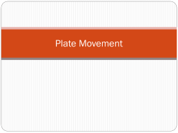 Plate Movement