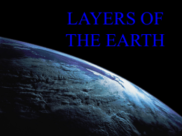 Layers of the Earth Power Point