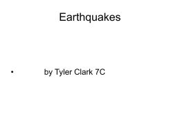 Earthquakes - 7D