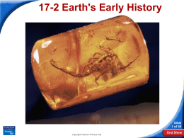 17-2 Earth`s Early History