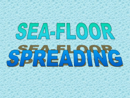 sea-floor spreading