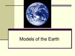 Models of the Earth