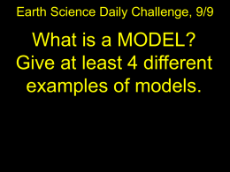 Models in Science