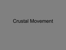 Crustal Movement
