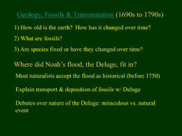 Geology, Fossils & Transmutation (1690s to 1790s)