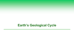The Earth`s Structure