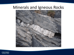 Minerals and Igneous Rocks - Cal State LA