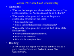 Lecture 12: Surface Processes I: chemical and