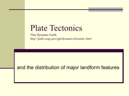 plate tectonics 2009..