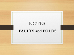 Faults And Folds