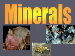 Identifying Minerals