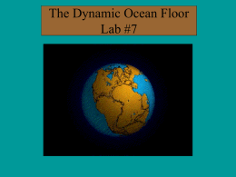 Dynamic Ocean Floor