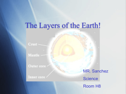 The Layers of the Earth!