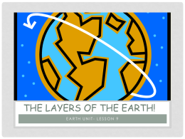 Earth Lesson 9