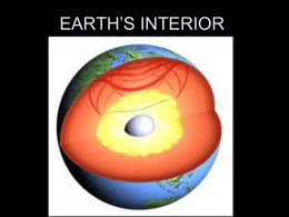 EARTH`S INTERIOR