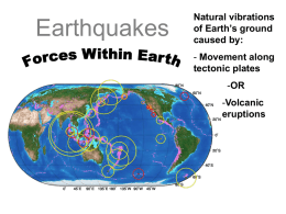 19.1 Forces within the Earth