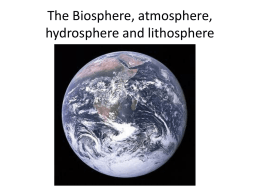 Earth`s Spheres Powerpoint
