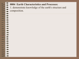 0004 Earth Characteristics and Processes