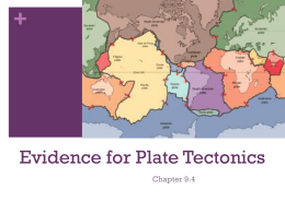 Plate Tectonics Lecture