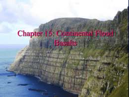 Chapter 15: Continental Flood Basalts