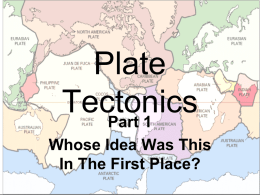 Tectonics 1 - Montville.net