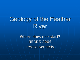Geology of the Feather River