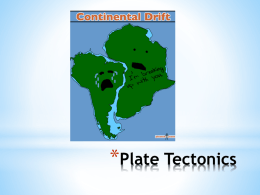 CH 9 Plate tectonics