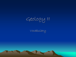 Geology II.