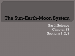 The Sun-Earth-Moon System