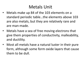 Metals Unit - Landerson.net