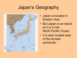 Japan`s Geography