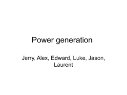 Power generation