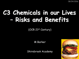 C3 Chemicals in our Lives