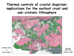 Crustal Diapirism - Neutrino Geoscience 2008