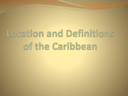 definitions of the caribbean region