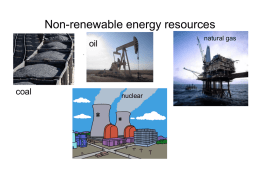 Non-renewable Energy slides