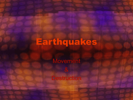 Earthquake - Cal State LA - Instructional Web Server