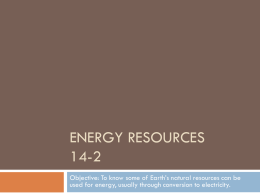 Energy Resources 14-2