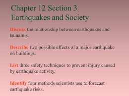 Earthquake lecture 2
