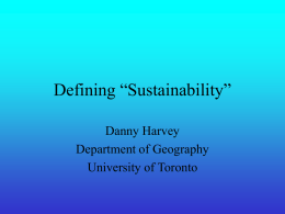 Sustainability and Buildings