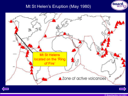 Mt St Helens eruption 1980