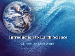 Earth Science Introduction