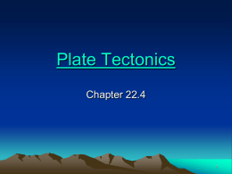 Plate Tectonics - maxwellsciencenfhs