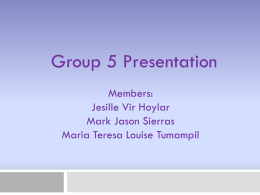 Group 5 Presentation amethyst