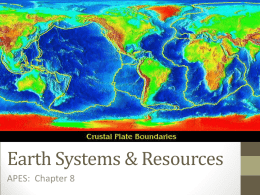 Earth Systems & Resources